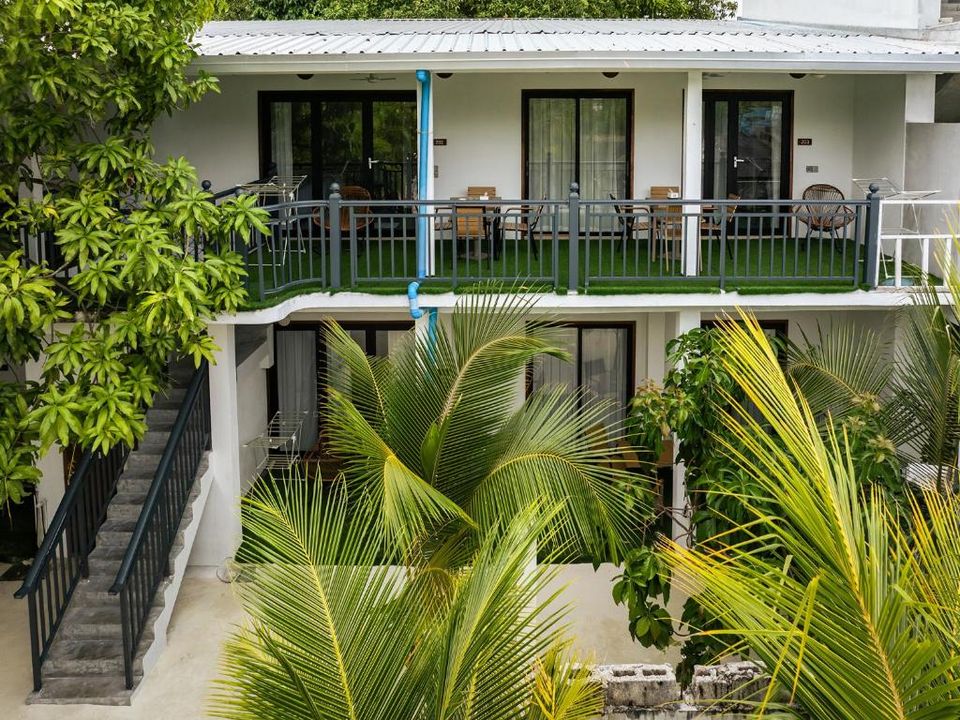 La Palma Suites building with balconies